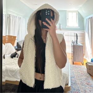 light fur vest